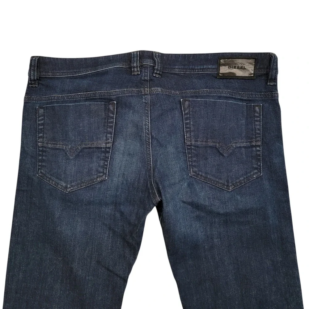 Diesel Safado Jeans Mens 36x32 Blue Denim Regular Slim Straight Button Fly 0845B